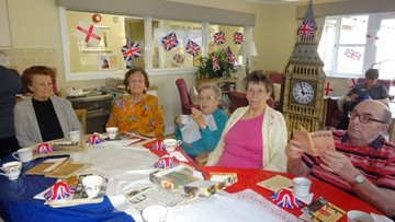 Residents reminisce over afternoon tea at Scunthorpe care home